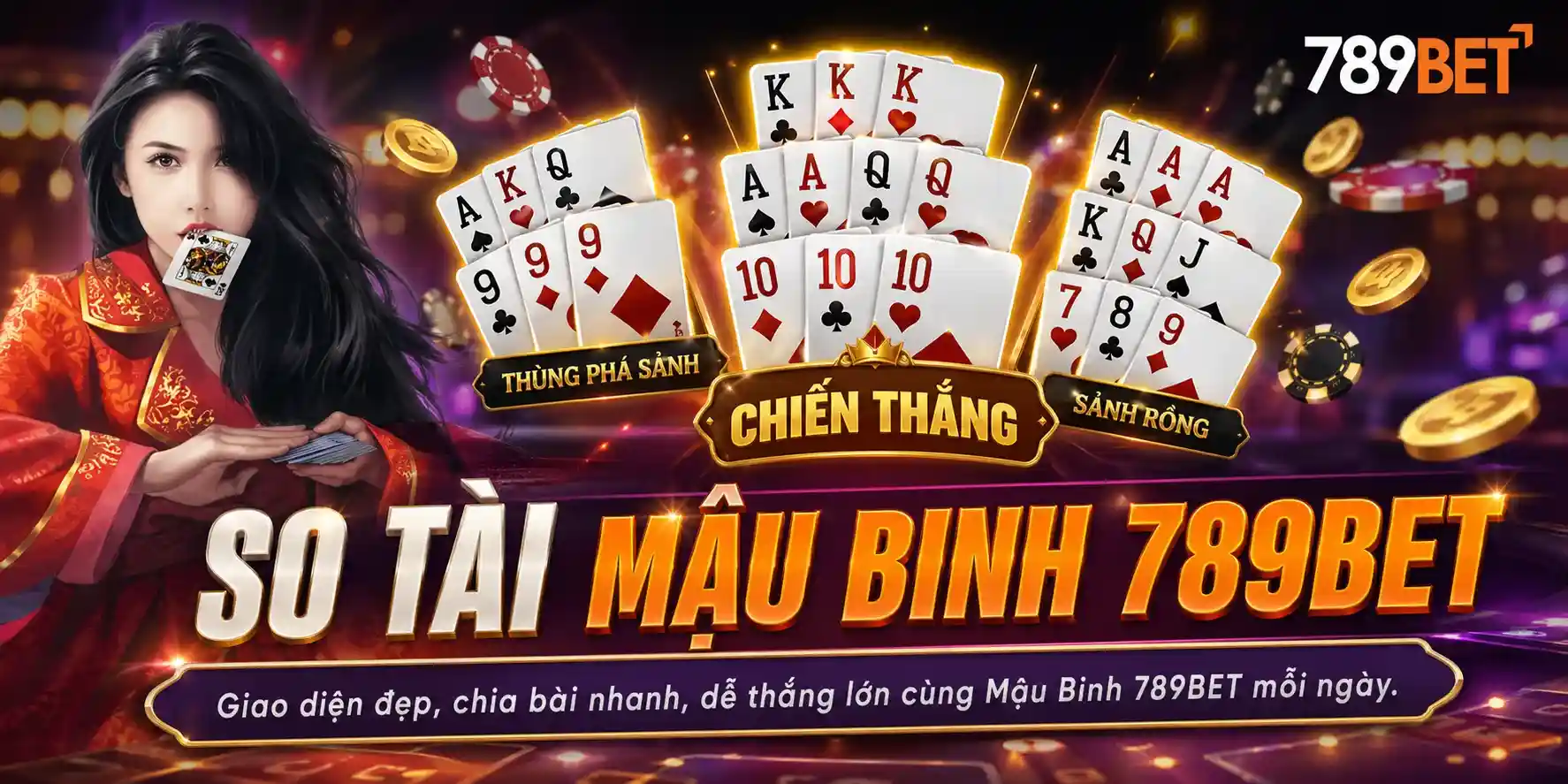 Game bài 789bet: So tài mậu binh 789bet chia bài nhanh, thắng lớn