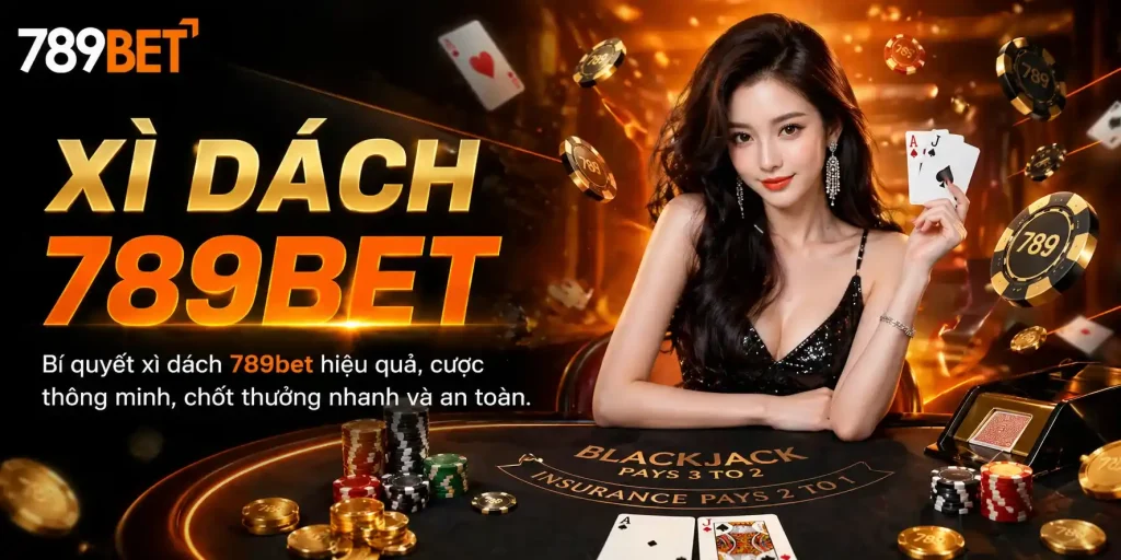 Game bài 789bet: Xì dách 789bet cược thông minh, chốt thưởng nhanh