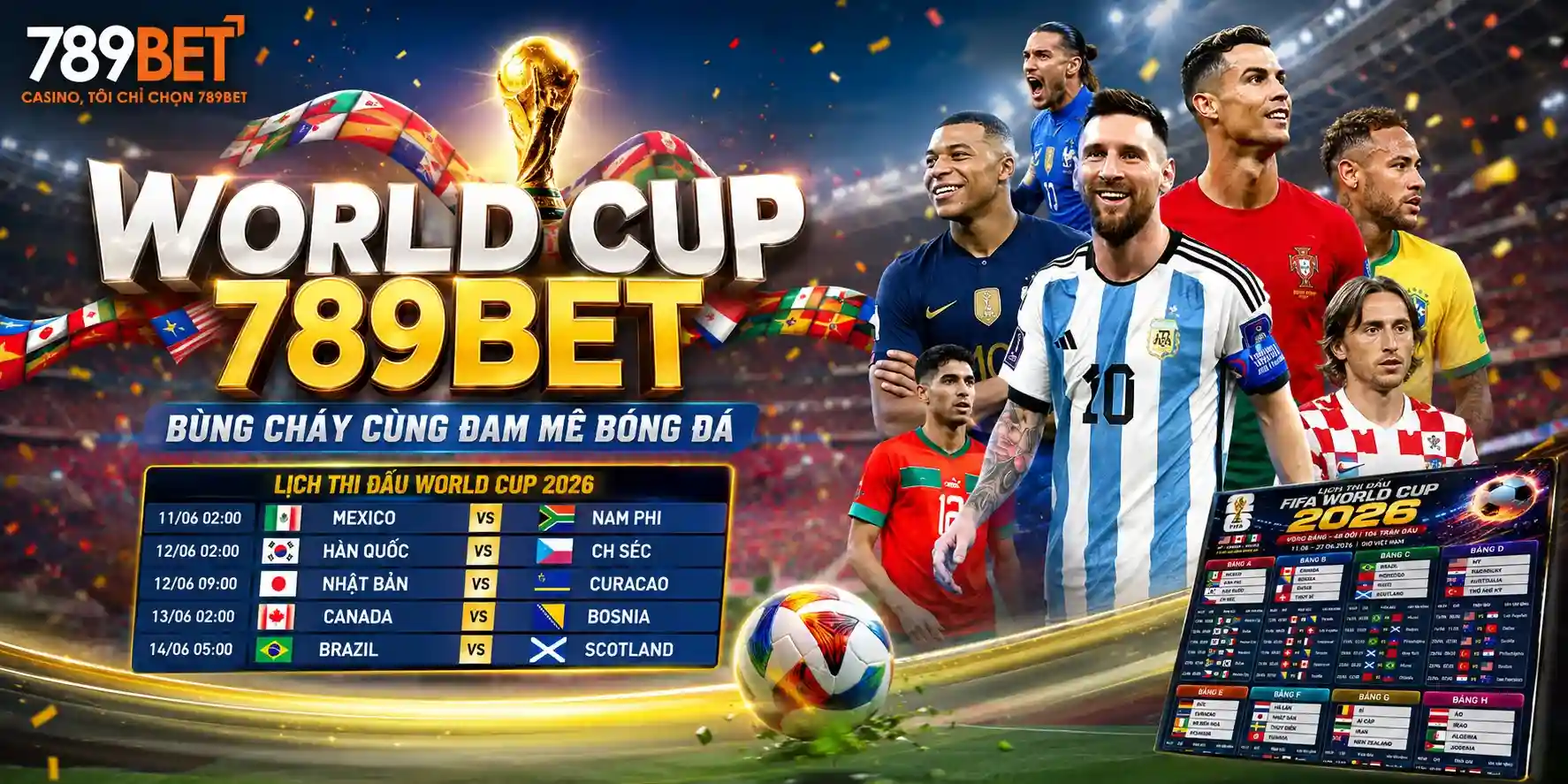 World Cup 789BET: Đồng hành cùng world cup 2026